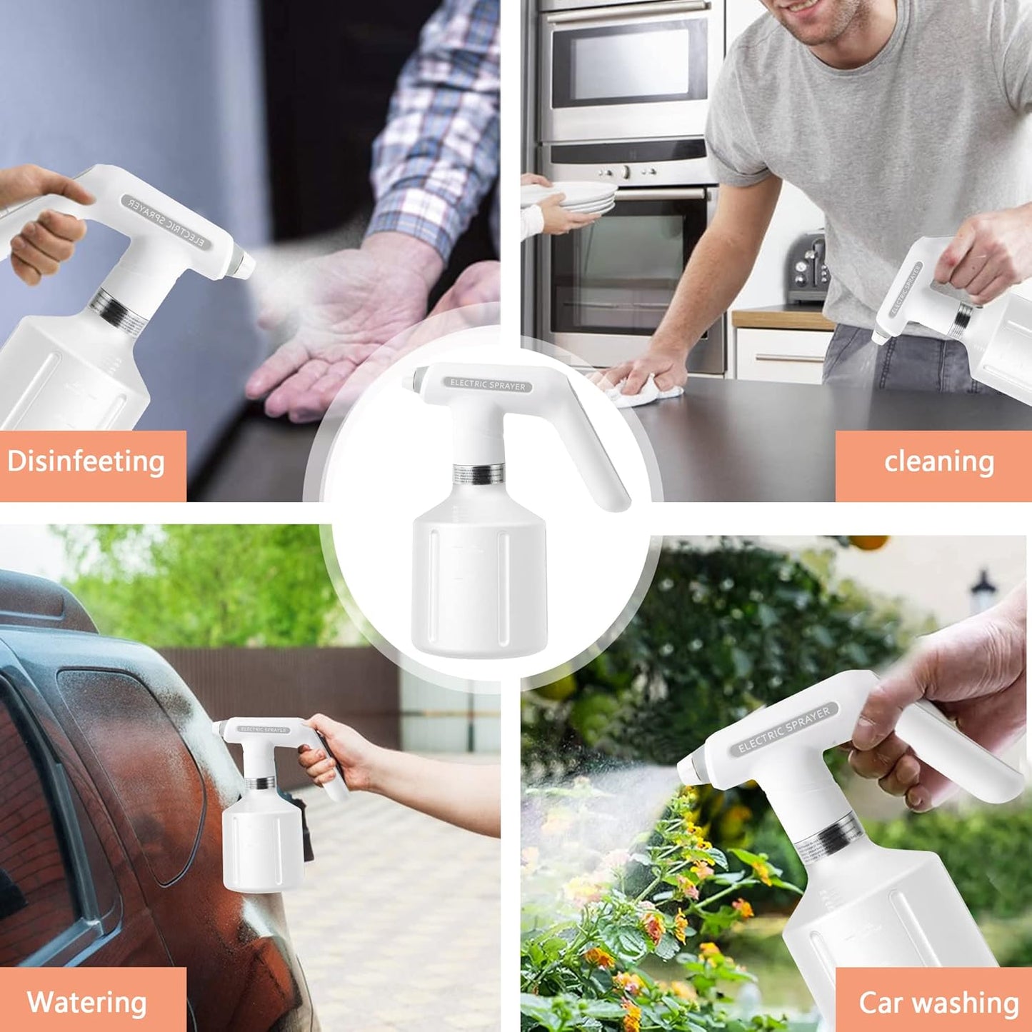 Elektrische Sprühflasche für Pflanzen – Automatische Gießkanne mit Komfortgriff