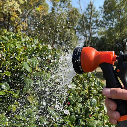 Gartenschlauchpistole mit 7 Funktionen – Flexibler Bewässerungsstrahler für Gartenpflanzen