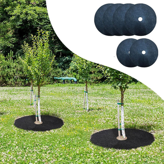 Unkrautvlies Baumscheibe – Atmungsaktive Wurzelschutzmatte für Garten und Pflanzen