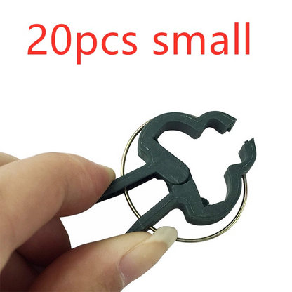 Gartenclip-Set – Pflanzenschlaufen für Pflanzenstützen und Gartenpflege