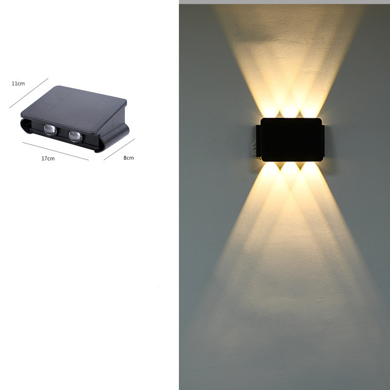 Moderne LED Außenwandleuchte mit Up & Down Licht – Wasserdichte Wandlampe für Hausfassade und Eingangsbereich