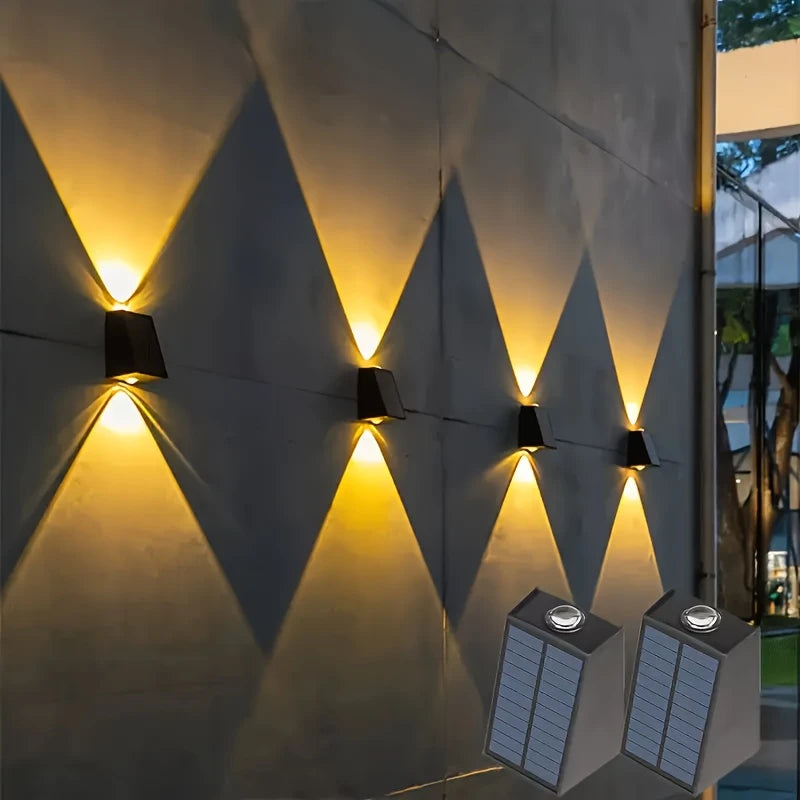 Moderne LED Außenwandleuchte mit Up & Down Licht – Wasserdichte Wandlampe für Hausfassade und Eingangsbereich