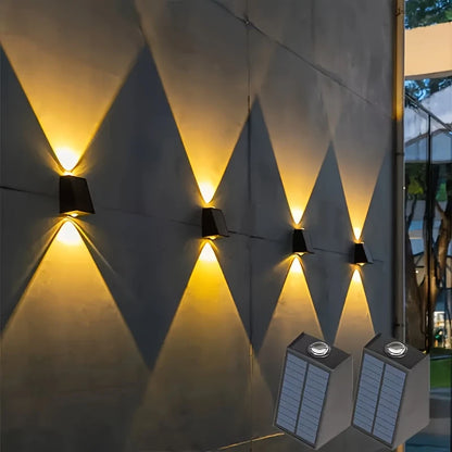 Moderne LED Außenwandleuchte mit Up & Down Licht – Wasserdichte Wandlampe für Hausfassade und Eingangsbereich