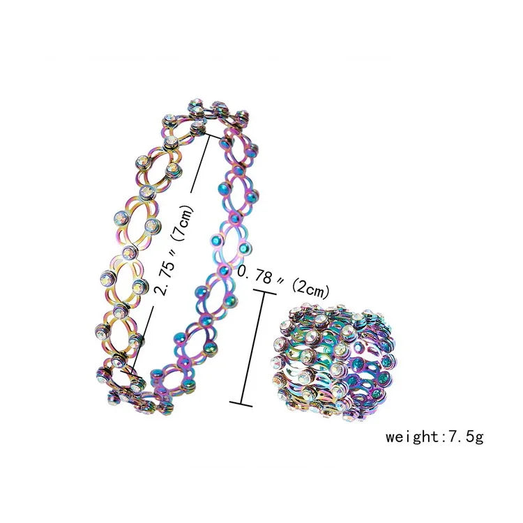 2-in-1-Magischer erweiterbarer Ring und Armband
