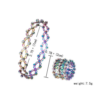 2-in-1-Magischer erweiterbarer Ring und Armband
