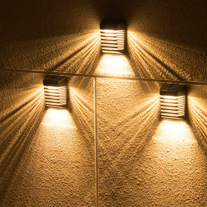 Solar LED Gartenwandlampe – Solarbetriebene Außenbeleuchtung für Terrasse und Garten