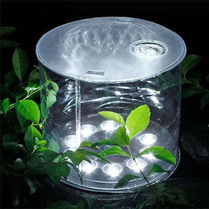 Solarbetriebene Klappbare Gartenlampe – Tragbare LED Außenbeleuchtung für Garten und Hof
