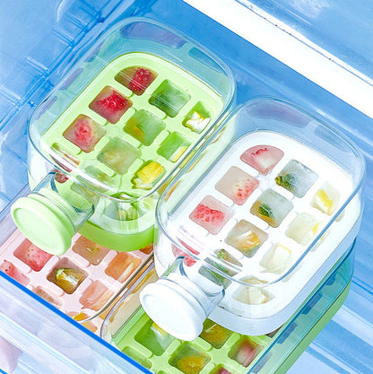 Praktische 2in1 Eiswürfelflasche