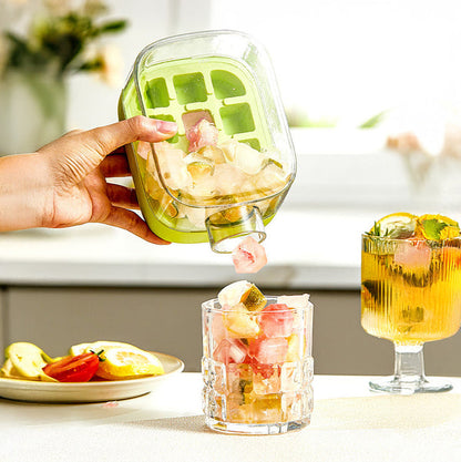 Praktische 2in1 Eiswürfelflasche