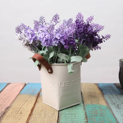 Dekorative Pflanzenkübel mit Ledergriffen – Blumentöpfe für Zuhause und Garten