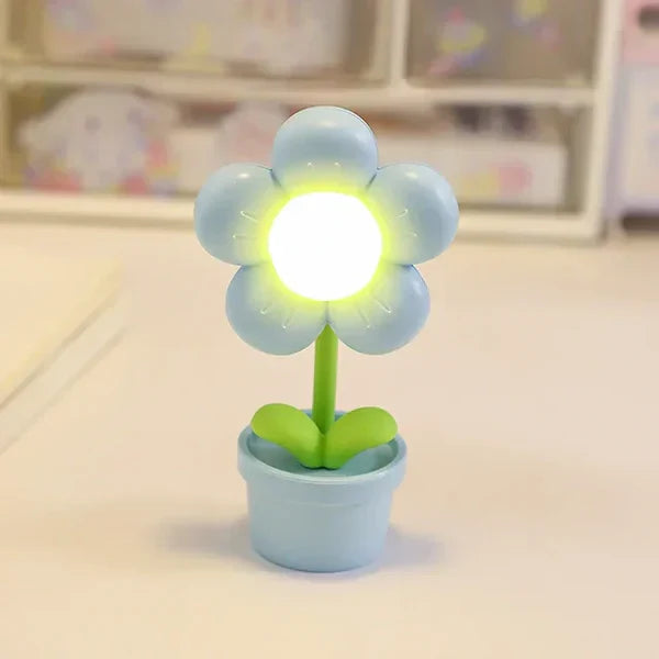 Süße Blumen-Nachtlampe für Kinder – LED Tischlampe im Blumen-Design für das Kinderzimmer