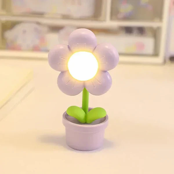 Süße Blumen-Nachtlampe für Kinder – LED Tischlampe im Blumen-Design für das Kinderzimmer