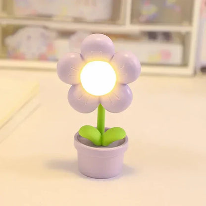 Süße Blumen-Nachtlampe für Kinder – LED Tischlampe im Blumen-Design für das Kinderzimmer