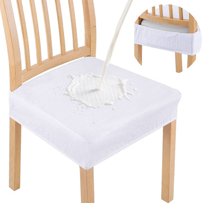 Wasserfester Jacquard-Stuhlkissenbezug – Rutschfest & Pflegeleicht