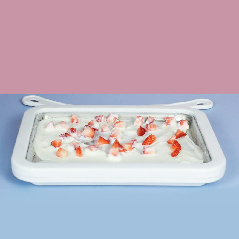 Mini Eisrollen Platte für Zuhause