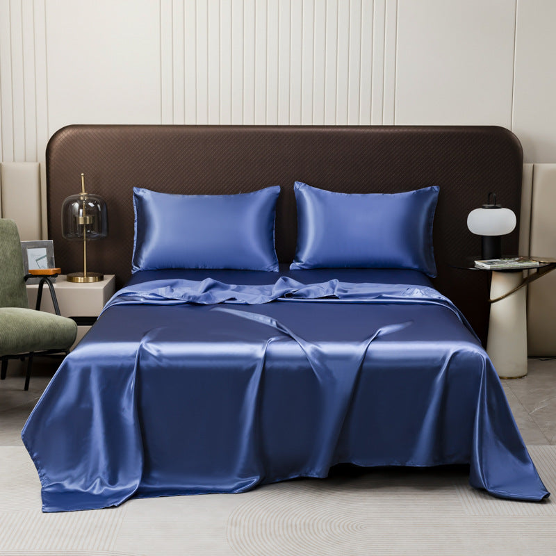 Kühlendes Seidenartiges Satin Bettlacken