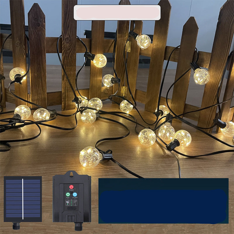 Elegante Solar Glühbirnen Lichterkette