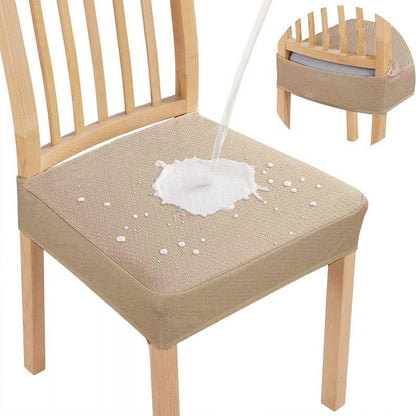 Wasserfester Jacquard-Stuhlkissenbezug – Rutschfest & Pflegeleicht