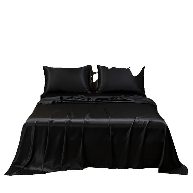 Kühlendes Seidenartiges Satin Bettlacken