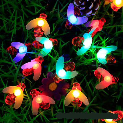 Solar Blumenlichterkette für den Garten