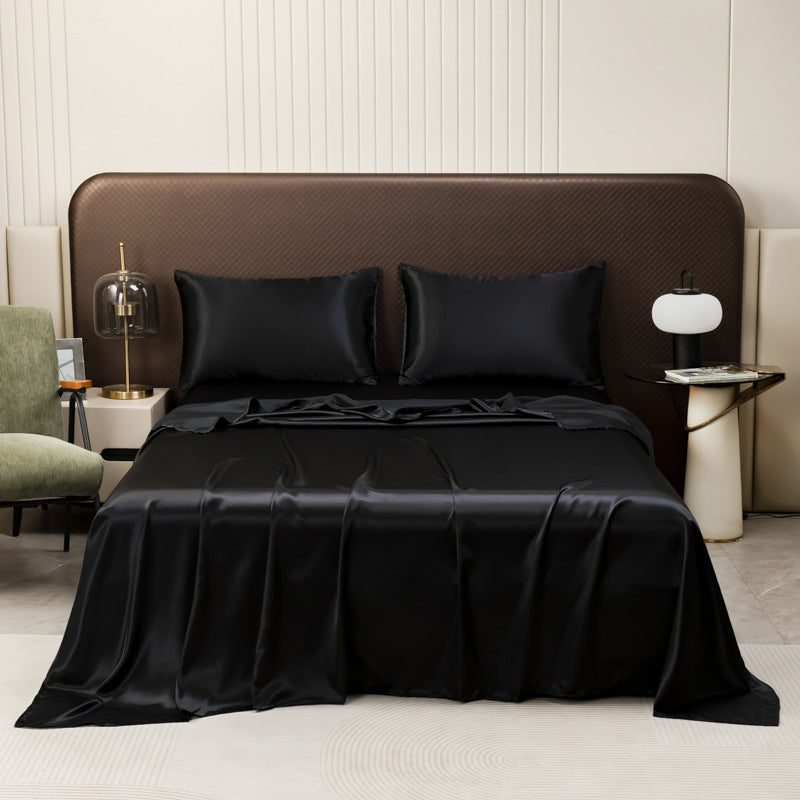 Kühlendes Seidenartiges Satin Bettlacken