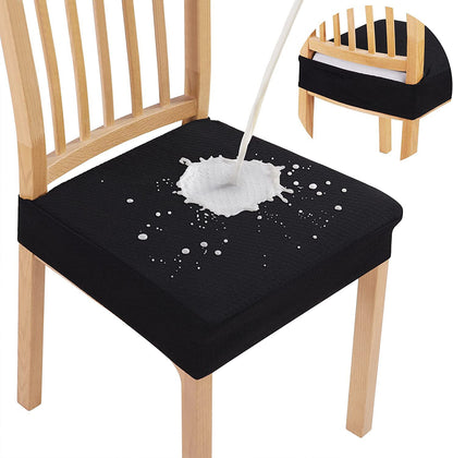 Wasserfester Jacquard-Stuhlkissenbezug – Rutschfest & Pflegeleicht