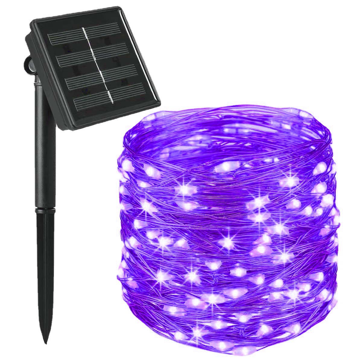 Wasserfeste Lichterkette mit Solarenergie