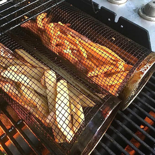 Praktische Grill Körbe aus Metall 1x