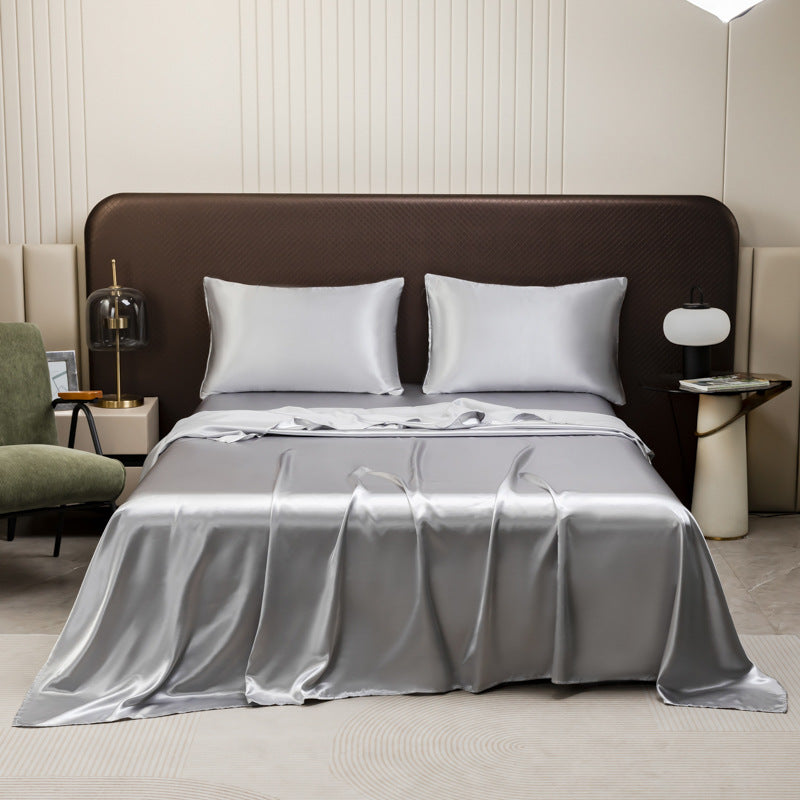 Kühlendes Seidenartiges Satin Bettlacken