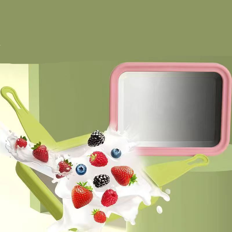 Mini Eisrollen Platte für Zuhause