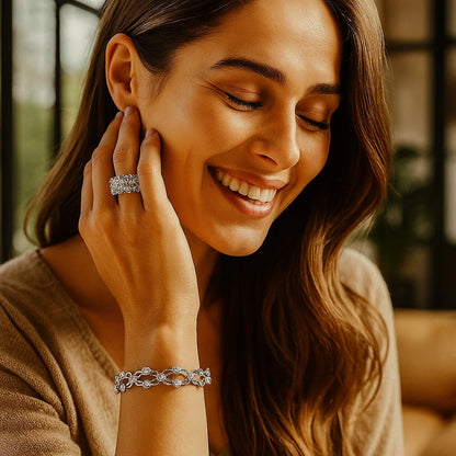 2-in-1-Magischer erweiterbarer Ring und Armband