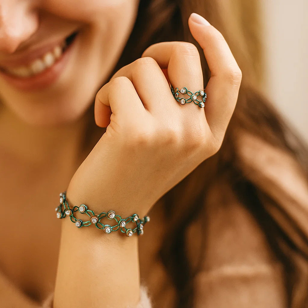 2-in-1-Magischer erweiterbarer Ring und Armband