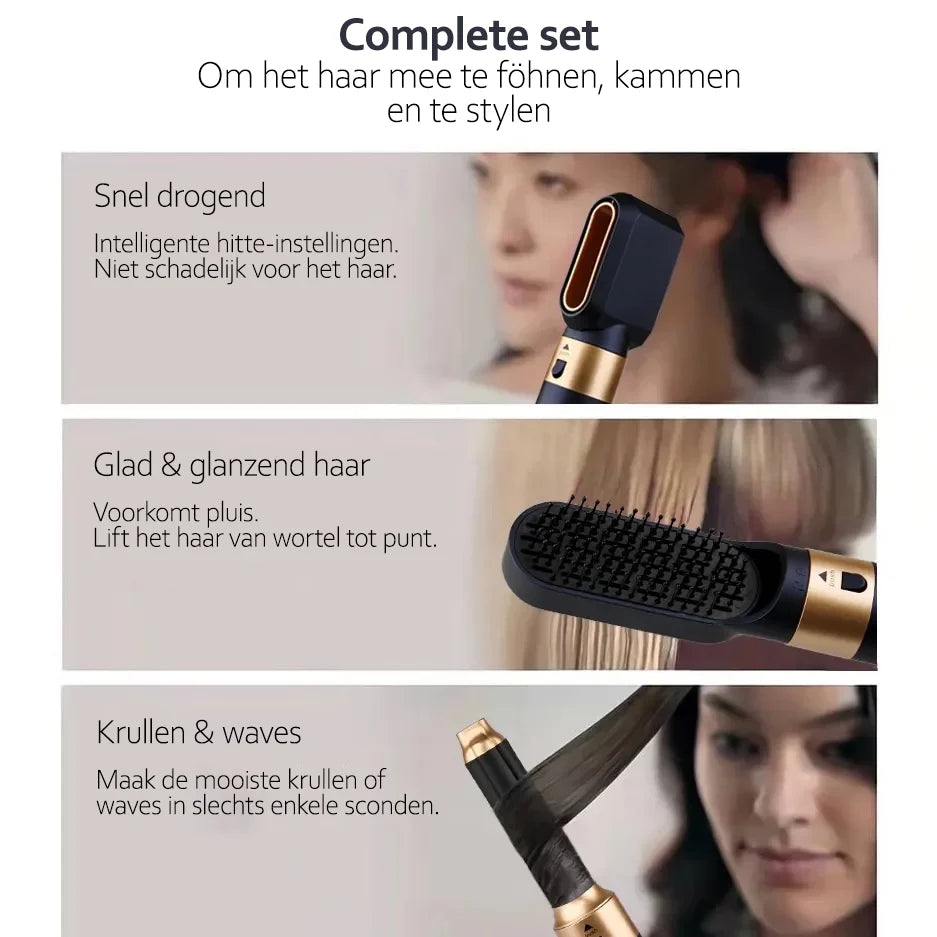 5-in-1 Haarglätter und Styler | Mit Ionentechnologie für glänzendes Haar