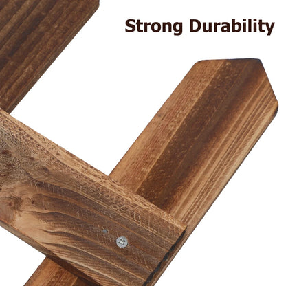 Dekorativer Holz Gartenzaun für Beete und Außenbereiche