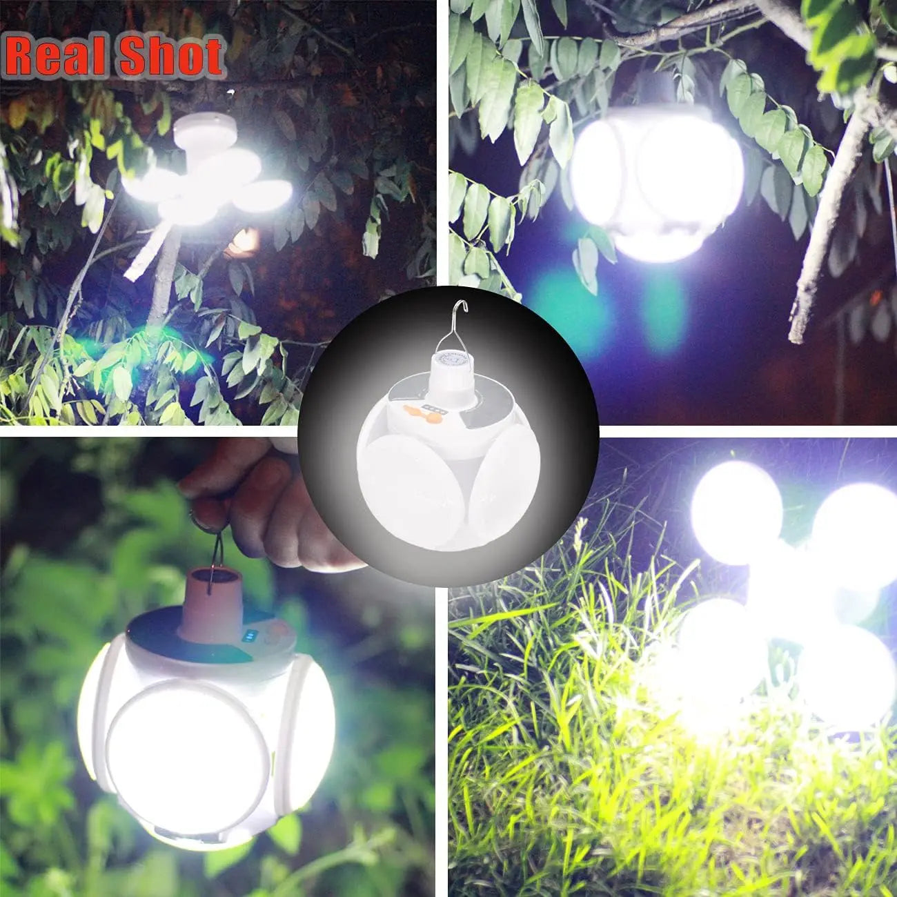Praktische Solar Outdoor und Camping Lampe
