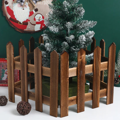 Dekorativer Holz Gartenzaun für Beete und Außenbereiche
