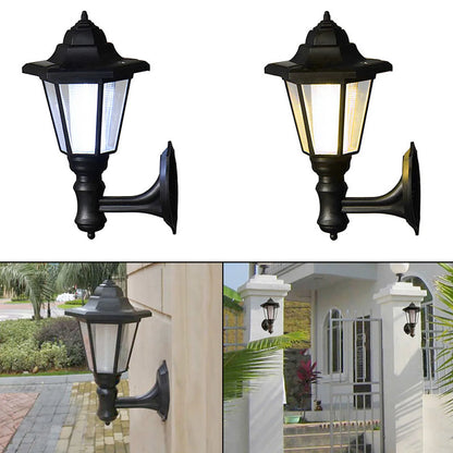 Solar Gartenlaterne mit LED – Außenbeleuchtung für Terrasse & Garten im klassischen Lampen-Design
