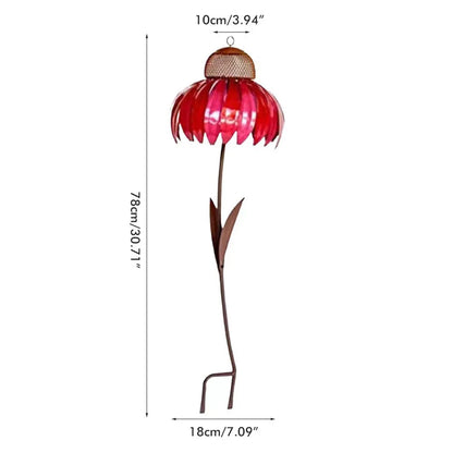 Vogelfutter Station im Blumen-Design