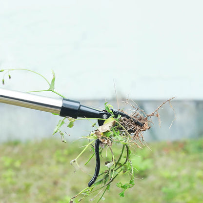 Unkrautstecher ohne Bücken – Wurzelentferner mit Schaufelclip für den Garten