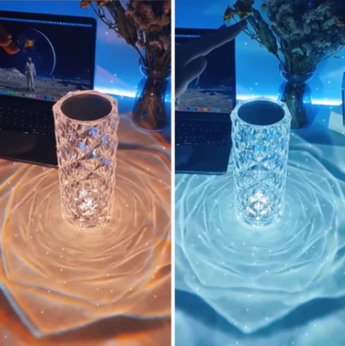 LED-Lampe im Kristalldesign