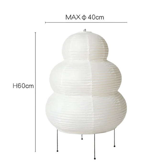 Japanische Wabi-Sabi Stehlampe im Minimalistischen Design – Für Ein Harmonisches Ambiente