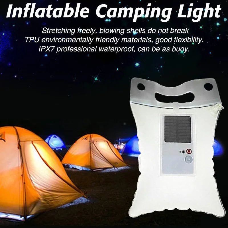 Solarlampe in Transparenter Tasche – Energiesparende LED Lampe für Garten und Außenbereich