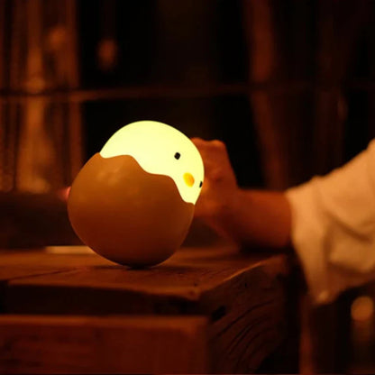 Kuiken Nachtlampe für Kinder – Süße LED Lampe im Eierdesign für das Kinderzimmer