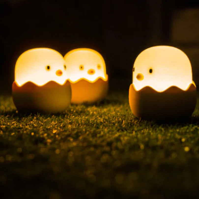 Kuiken Nachtlampe für Kinder – Süße LED Lampe im Eierdesign für das Kinderzimmer