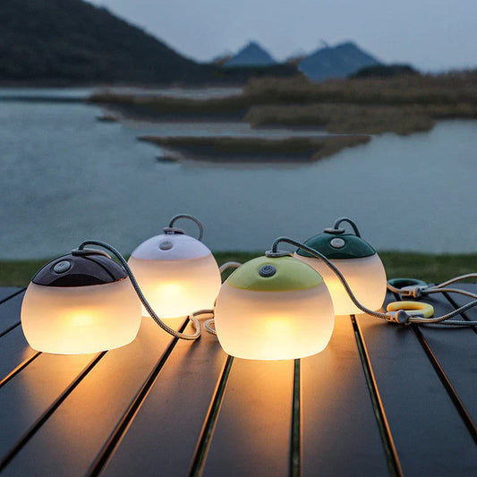 Retro Led-campinglampe Mit Vielseitiger Nutzung
