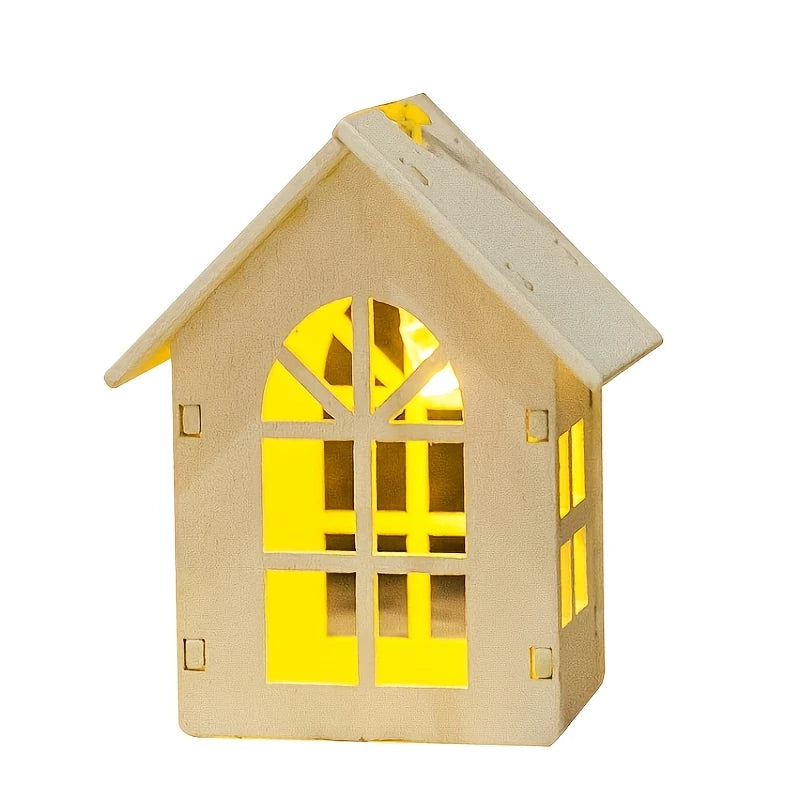 LED Lichterkette mit Mini-Häusern – Dekorative Weihnachtsbeleuchtung für Innenbereich
