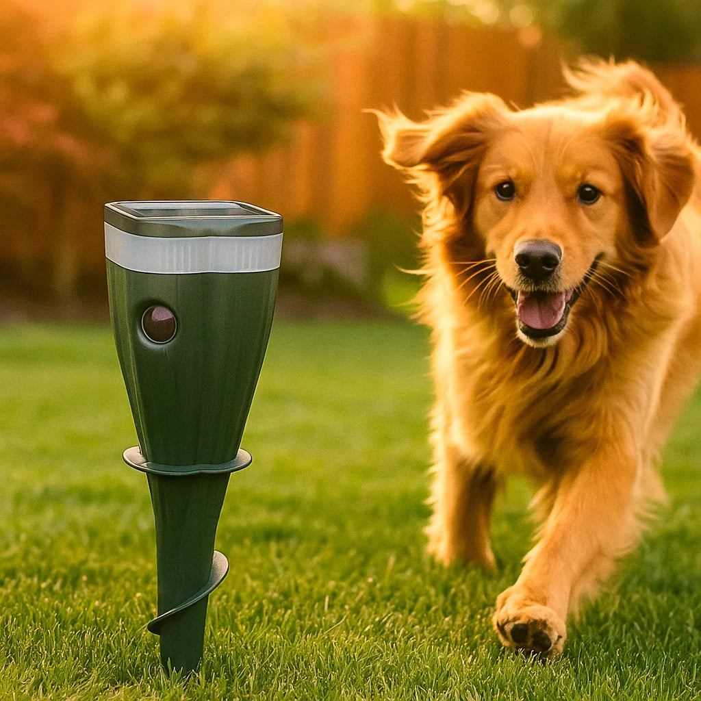 Solar Ultraschall Tier- und Insektenabwehrgerät