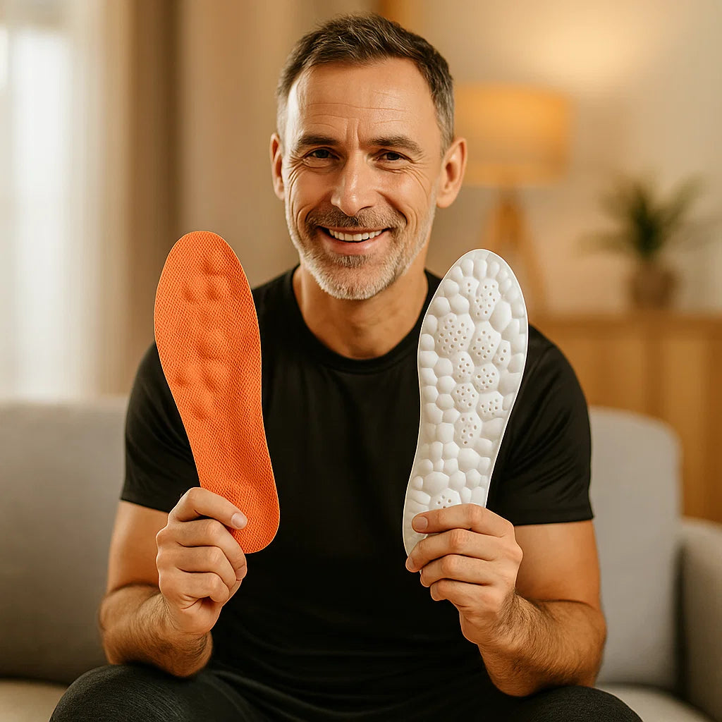 Revolutionäre orthopädische Einlegesohle