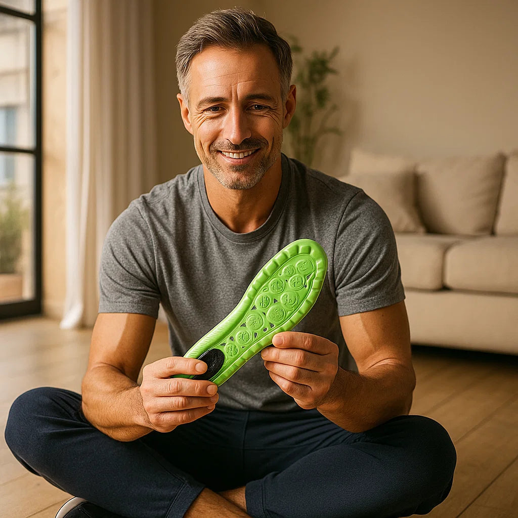 Revolutionäre orthopädische Einlegesohle