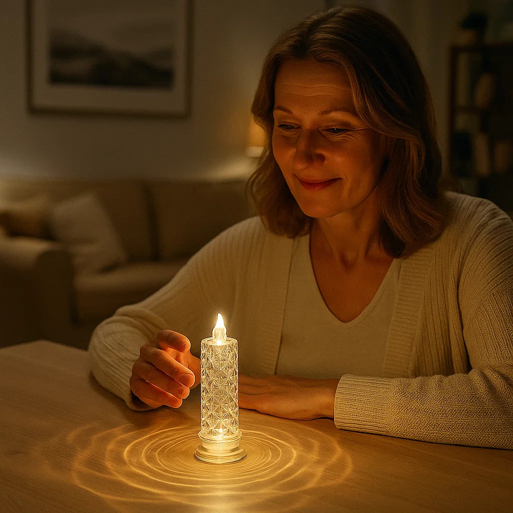 LED Kristall Kerzen Licht